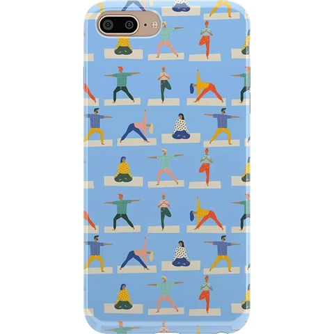 Go with the Flow | Light Blue Yoga Case