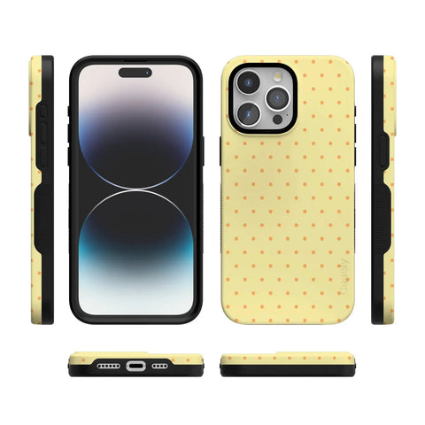 On the Dot | Yellow Polka Dot Case