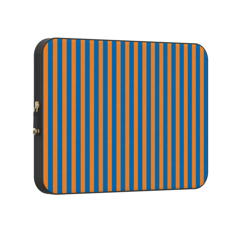 Go New York | Blue & Orange Stripes Laptop Case