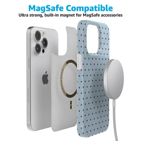 On the Dot | Blue Polka Dot Case