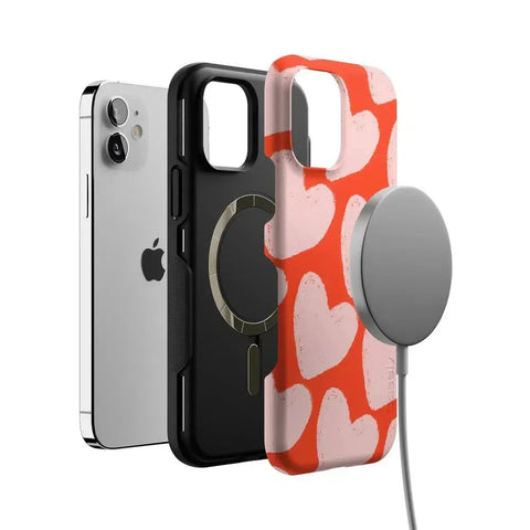 Love You More | Heart Doodle Case