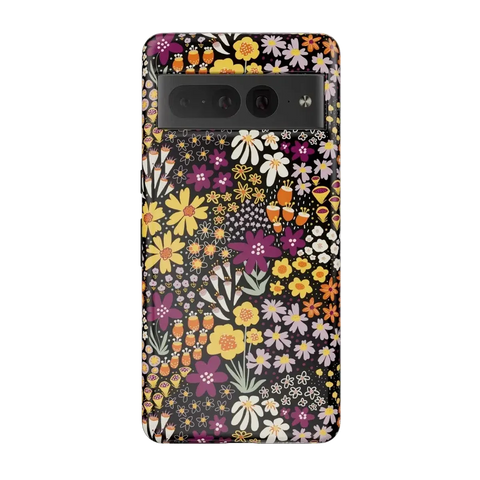 Falling for You | Plum Floral Google Pixel Case