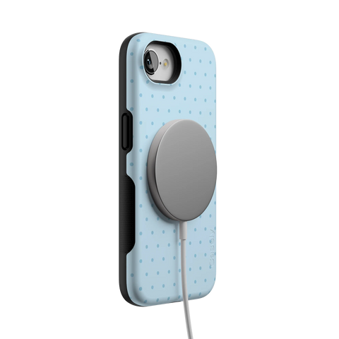 On the Dot | Blue Monochrome Polka Dot Case