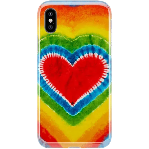 I Heart Tie Dye | Rainbow Heart Case