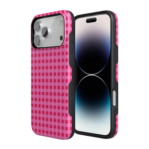 Sweet Jam | Hot Pink Gingham Case