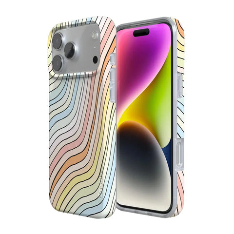 Ride The Wave | Pastel Rainbow Lined Case