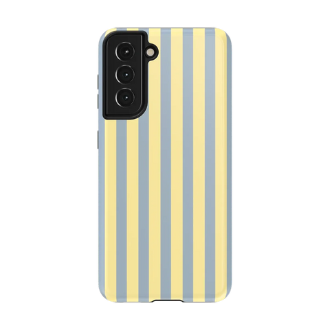 Coastline Stripes | Blue & Yellow Case