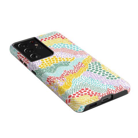 Color Me Happy | Pattern Colorblock Case