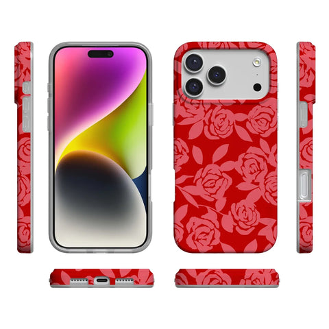 Final Rose | Red & Pink Floral Case