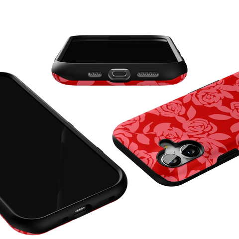 Final Rose | Red & Pink Floral Case