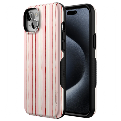 Pretty in Pastel | Blush Stripes Case