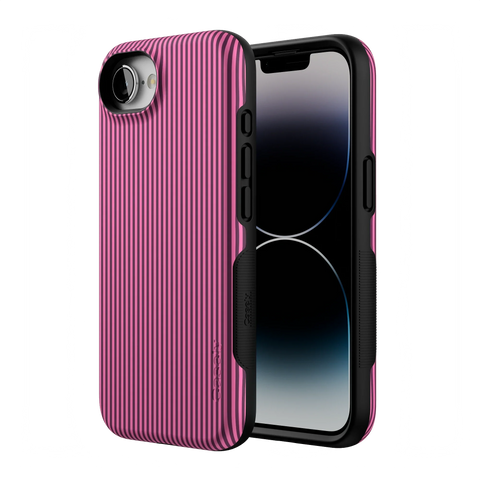 Stripes and the City | Pink & Purple Pinstripe Case