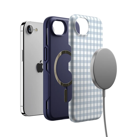 Pastel Picnic | Blue Gingham Case