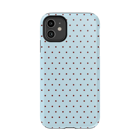 On the Dot | Blue Polka Dot Case