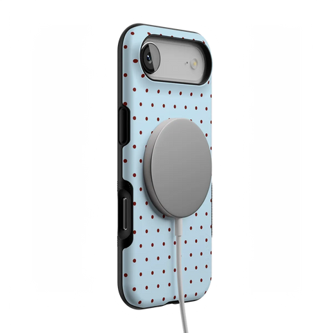 On the Dot | Blue Polka Dot Case