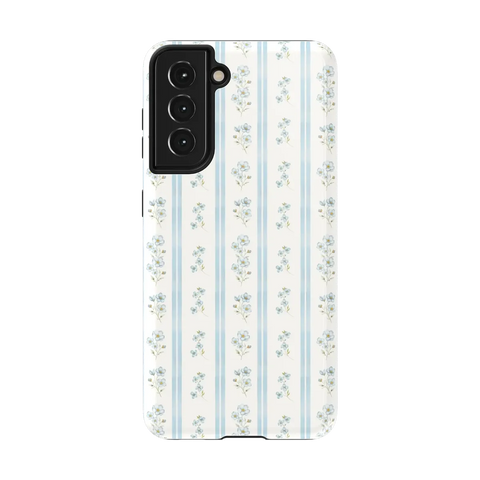 Cottage Stripe | Blue Floral Case