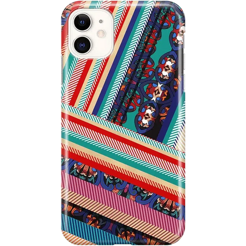 Wearing Layers | Layered Patchwork iPhone Case