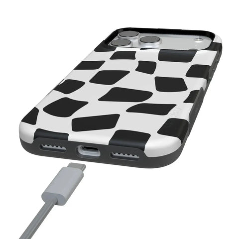 Funky Checkerboard | High Contrast Design Case
