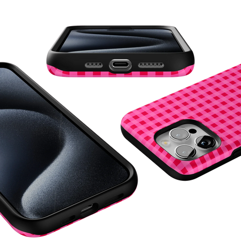 Sweet Jam | Hot Pink Gingham Case