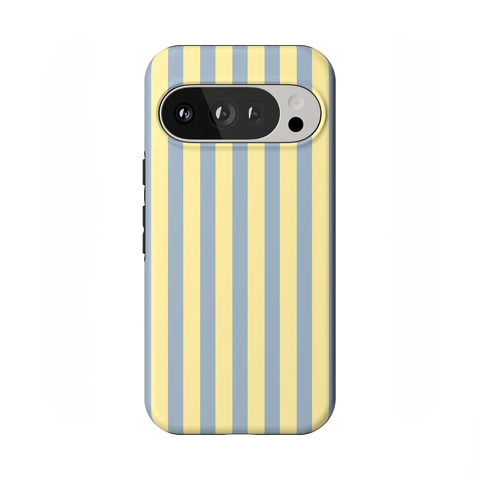 Coastline Stripes | Blue & Yellow Case
