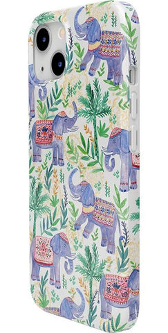 Pastel Gardens | Watercolor Elephant Floral Case