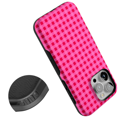 Sweet Jam | Hot Pink Gingham Case