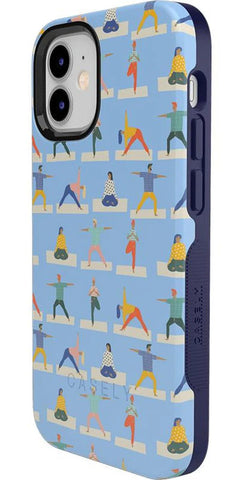 Go with the Flow | Light Blue Yoga Case