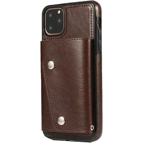 Brown Vegan Leather | Wallet Case