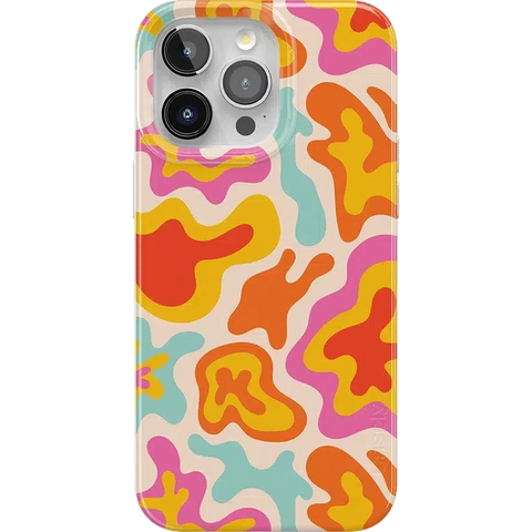 Tropical Color Splash | Abstract Retro Case