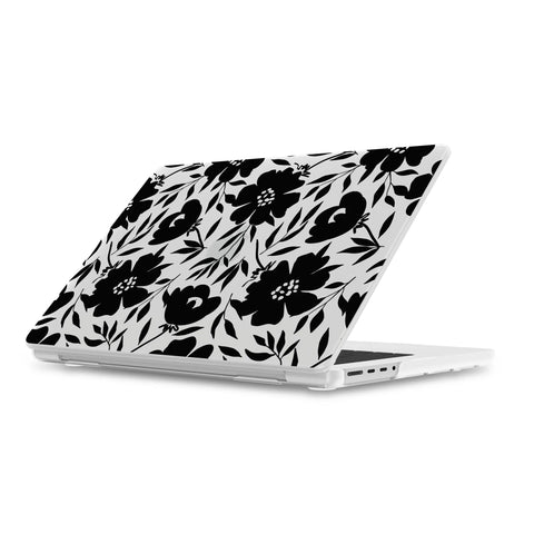 Dark Fantasy | Contrast Floral Laptop Shell