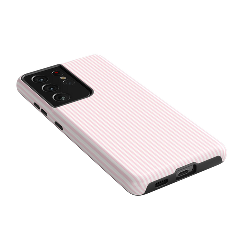Stripes and the City | Light Pink Pinstripe Case