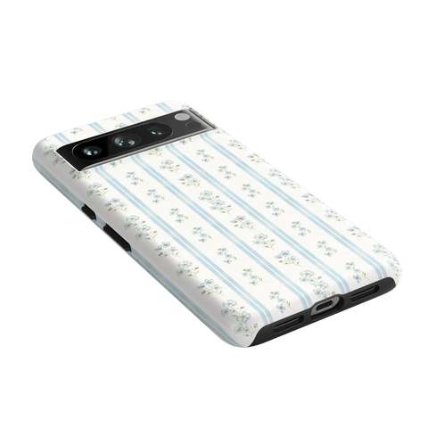 Cottage Stripe | Blue Floral Case