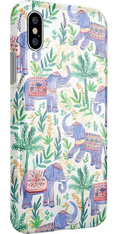 Pastel Gardens | Watercolor Elephant Floral Case