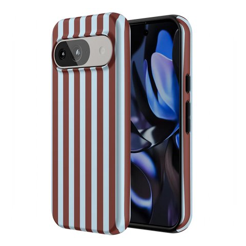 Sunday in Brooklyn | Blue Stripes Case