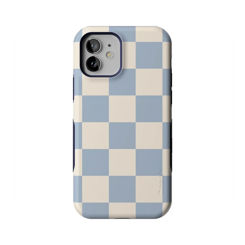 Fit Check | Light Blue Checkerboard Case