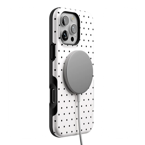 On the Dot | Black Polka Dot Case
