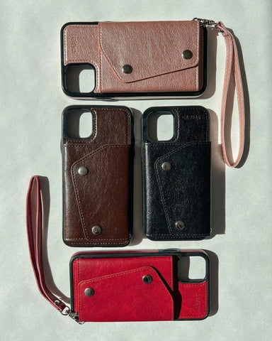 Brown Vegan Leather | Wallet Case