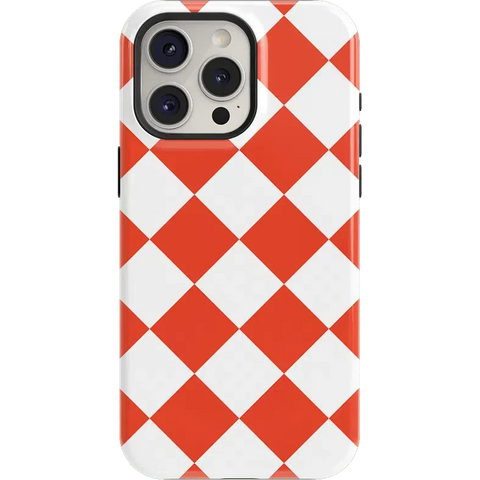 Red Checkerboard | High Contrast Design Case