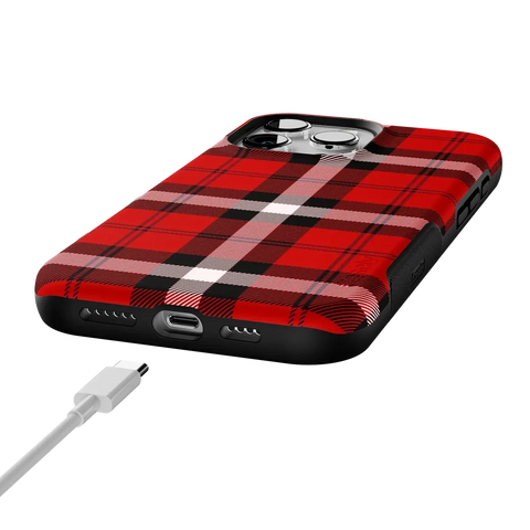 As if! | Red Plaid Case