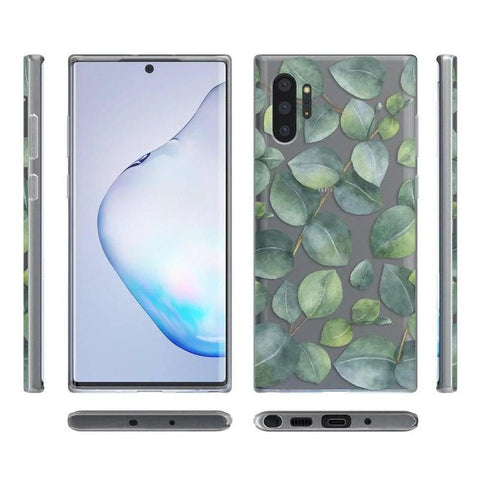Leaf Me Alone | Green Floral Print Samsung Case