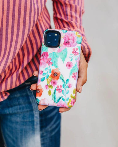 Out And About | Light Pink Floral Case