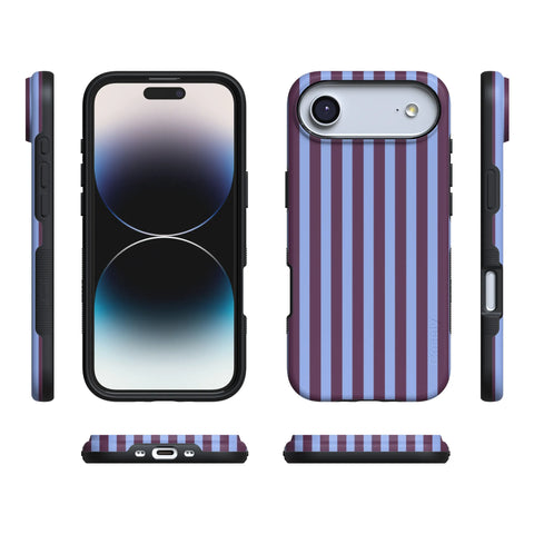 Perfect Stripes | Purple & Blue Stripes Case