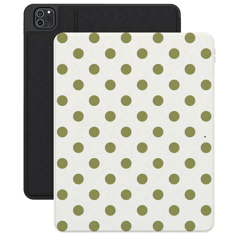 Spotted in SoHo | Green Polka Dot iPad Case
