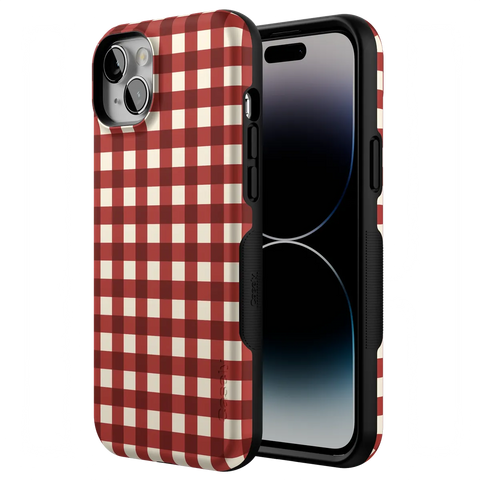Checked Twice | Red Plaid Case