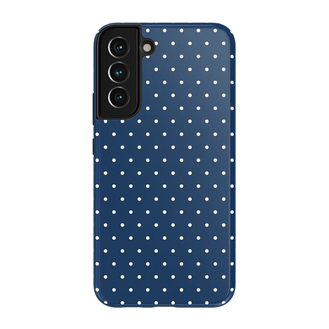 On the Dot | Navy Polka Dot Case