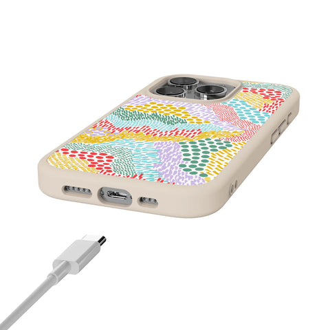Color Me Happy | Pattern Colorblock Case