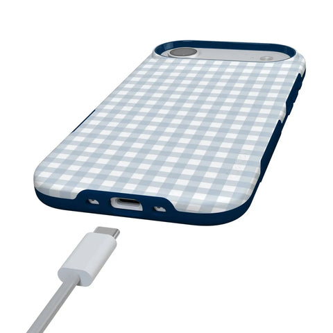 Pastel Picnic | Blue Gingham Case