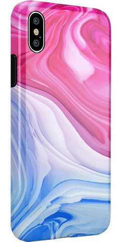 Land & Sea | Marble Swirl iPhone Case
