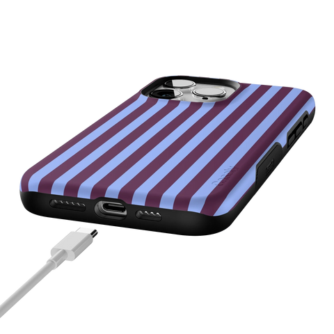 Perfect Stripes | Purple & Blue Stripes Case