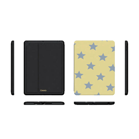 Shine Bright | Butter Yellow Stars iPad Case